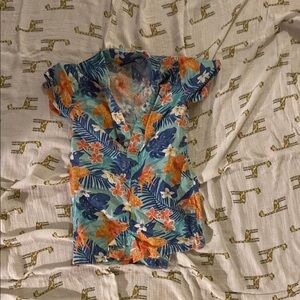 Floral Tropical children Onesie